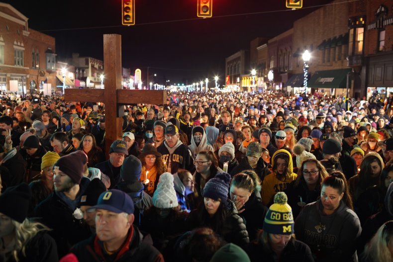 Oxford, Michigan, Vigil, School Shooting