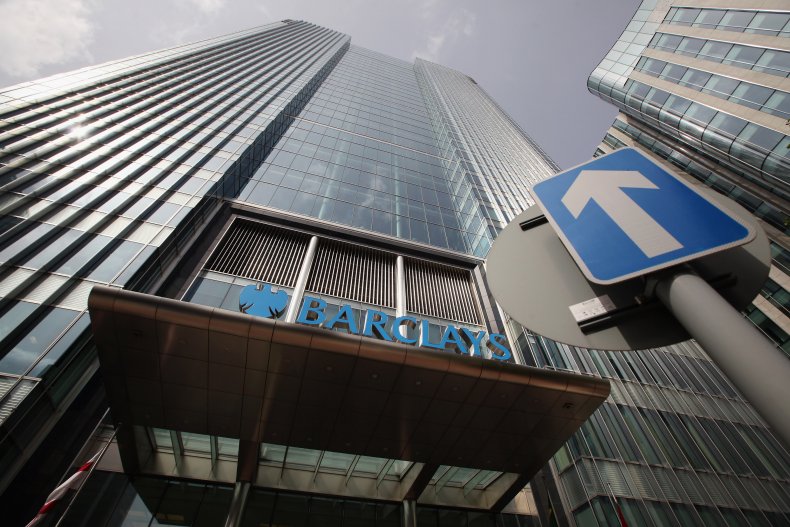 Canary Wharf headquarters of Barclay Bank