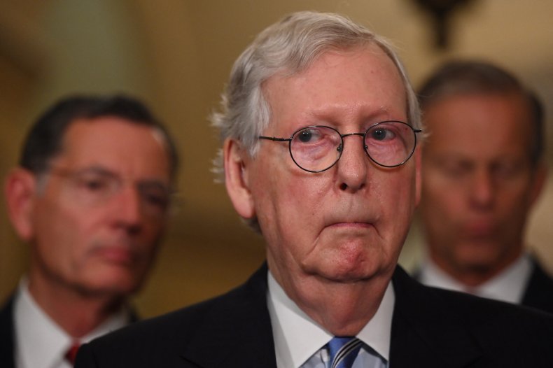 Mitch McConnell Speaks on Capitol Hill
