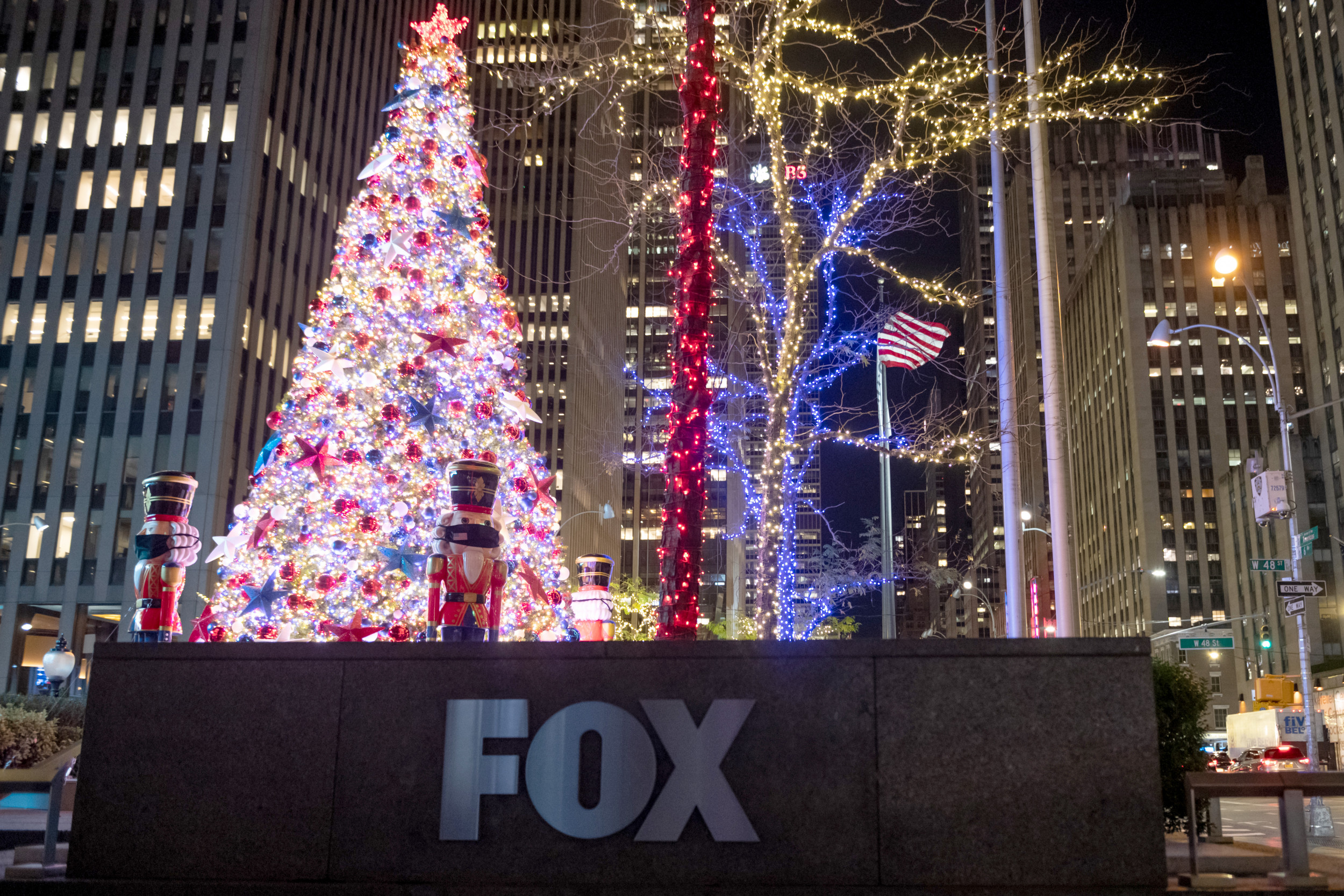 Video of Fox News Christmas Tree Fire Shows it Engulfed in Flames