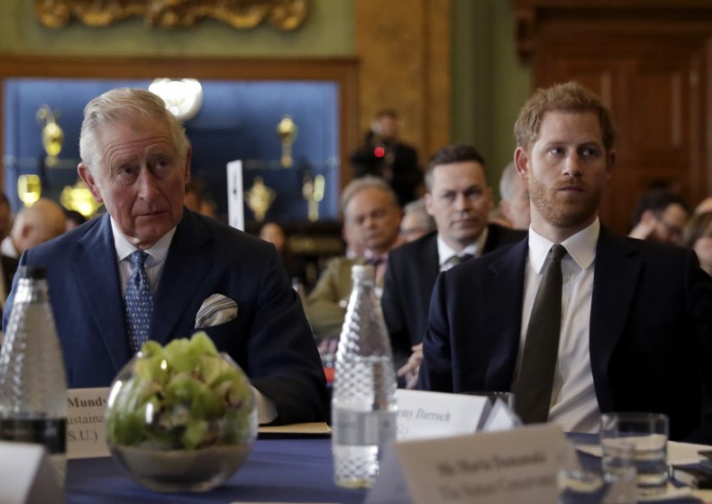 Prince Charles and Prince Harry in London