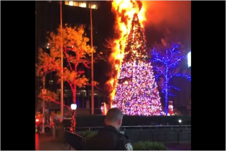 Christmas Tree fire