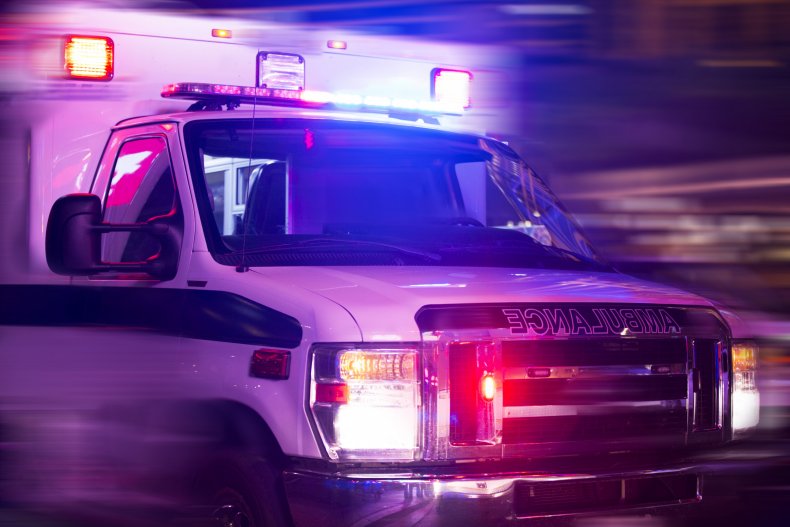 An ambulance