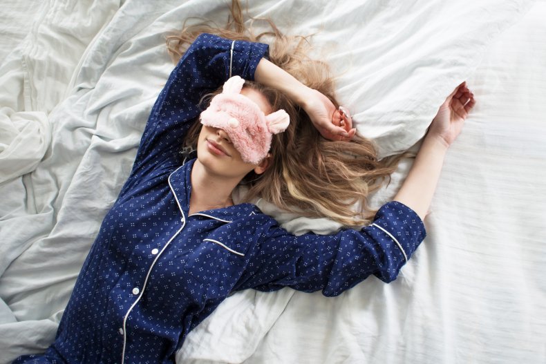 File photo of sleeping woman.