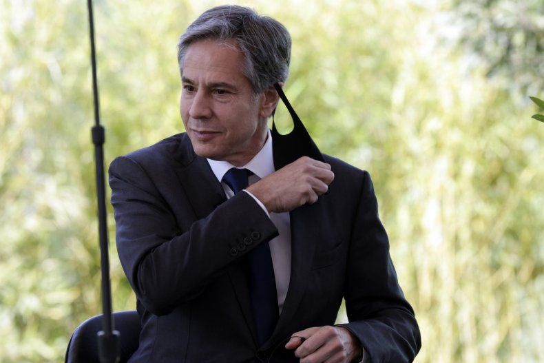 Secretary of State Antony J. Blinken takes