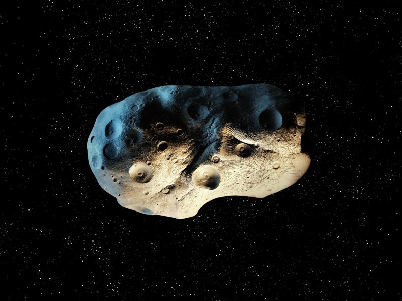 An asteroid