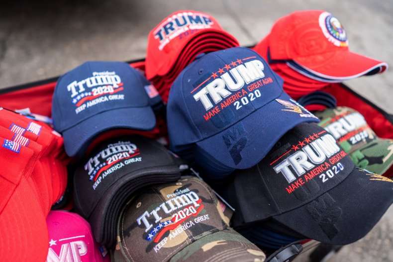 trump hats capitol rioter drugs 