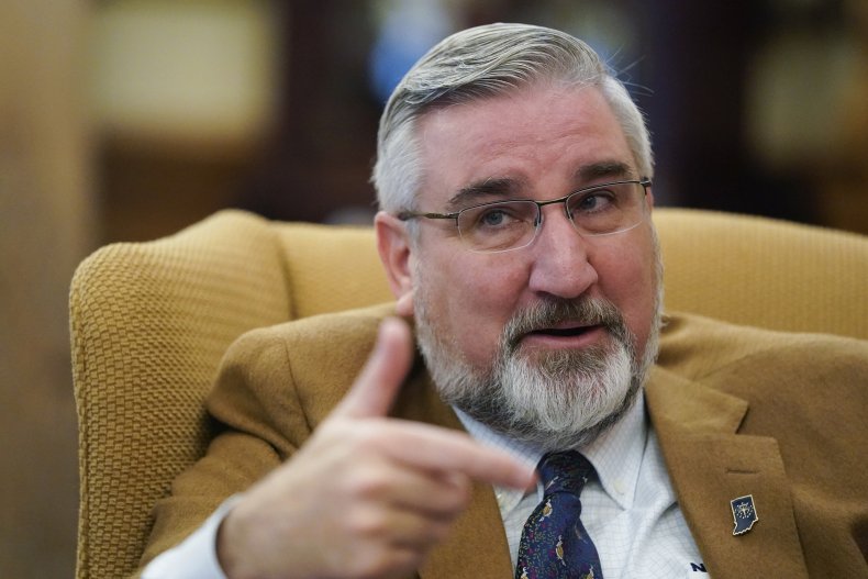 Eric Holcomb, Indiana, governor