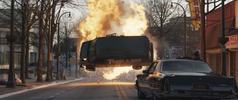 Hawkeye car chase