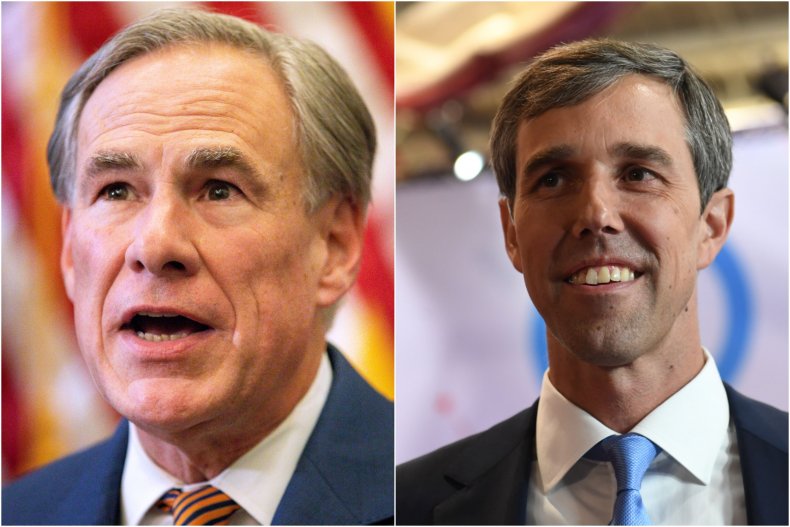 Photo Composite Shows Abbott and O'Rourke