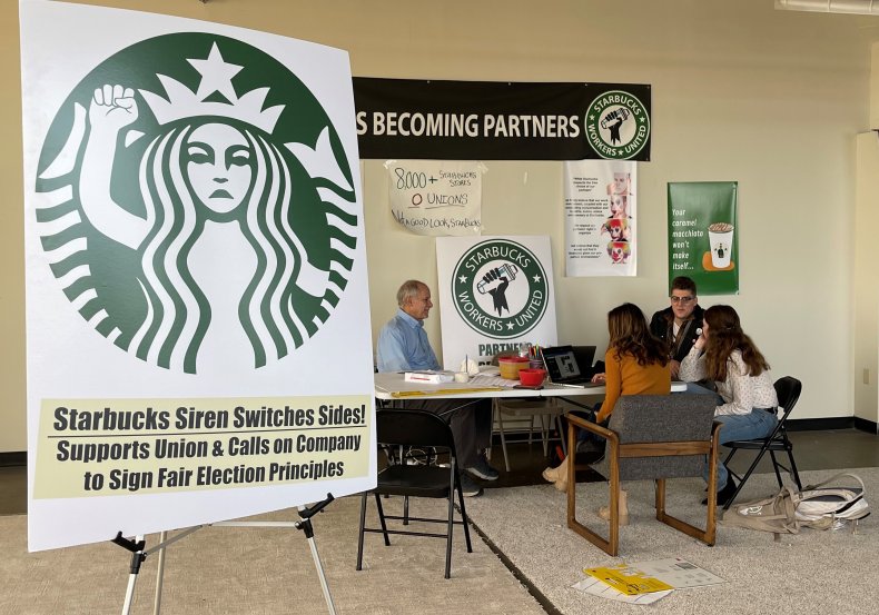 Starbucks, unions