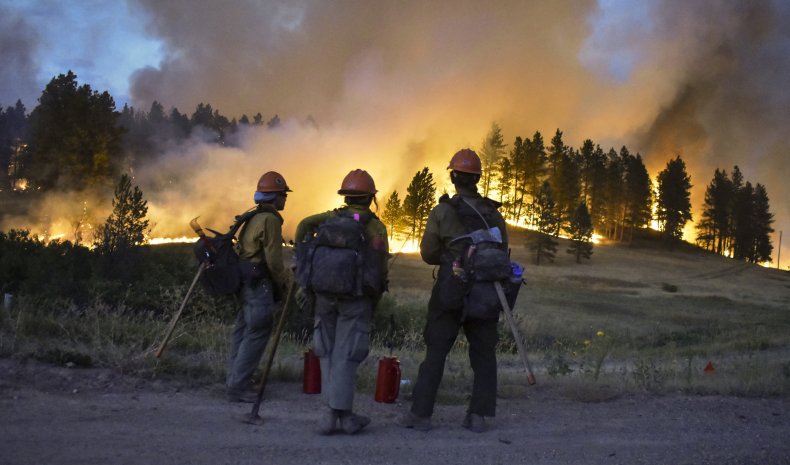 Indian Reservation, Wildfire, Montana