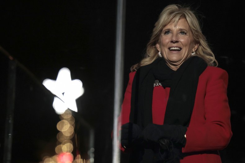 Jill Biden Christmas Ceremony