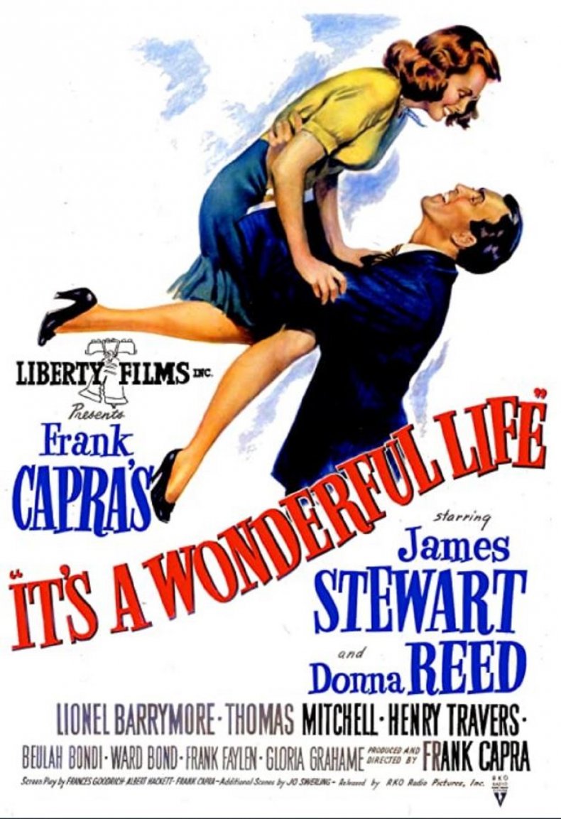 Movie poster for It's A Wonderful Life.