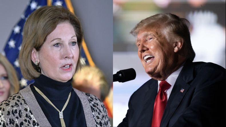 Sidney Powell and Donald Trump