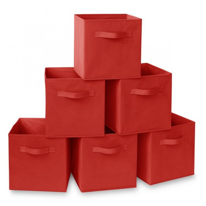 The Casafield Set Collapsible Fabric Cube Storage