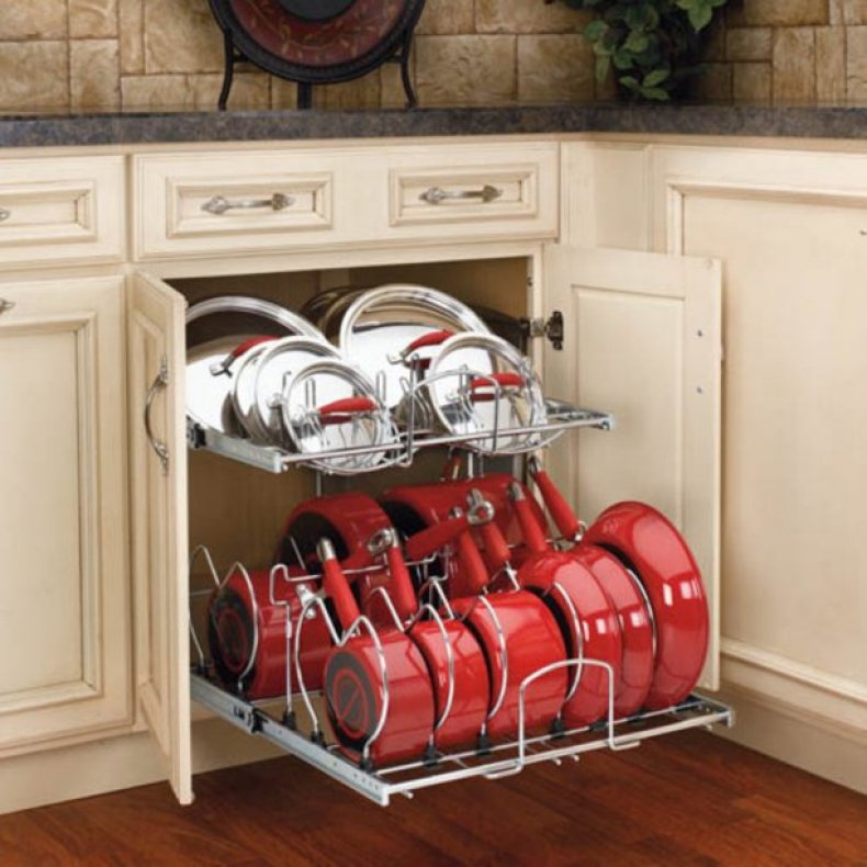  Rev-A-Shelf Pots and Pans Cookware Cabinet Organizer