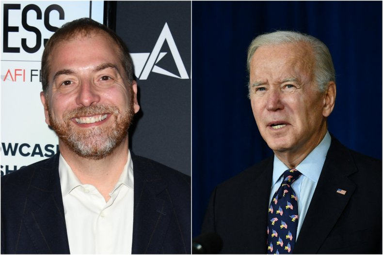 Chuck Todd and Joe Biden