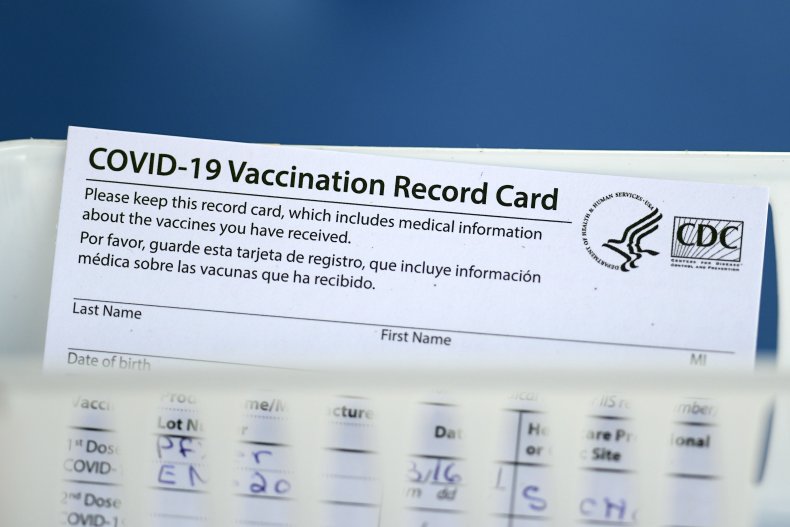 COVID-19, Vaccination Card, CDC
