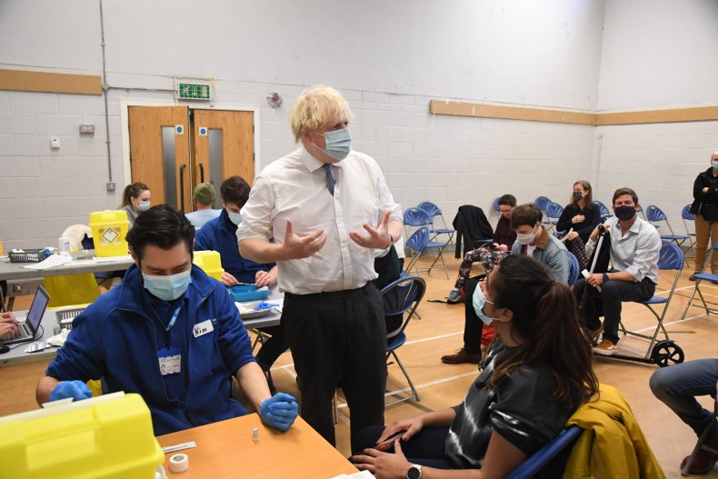 Boris Johnson, London, COVID-19 vaccine