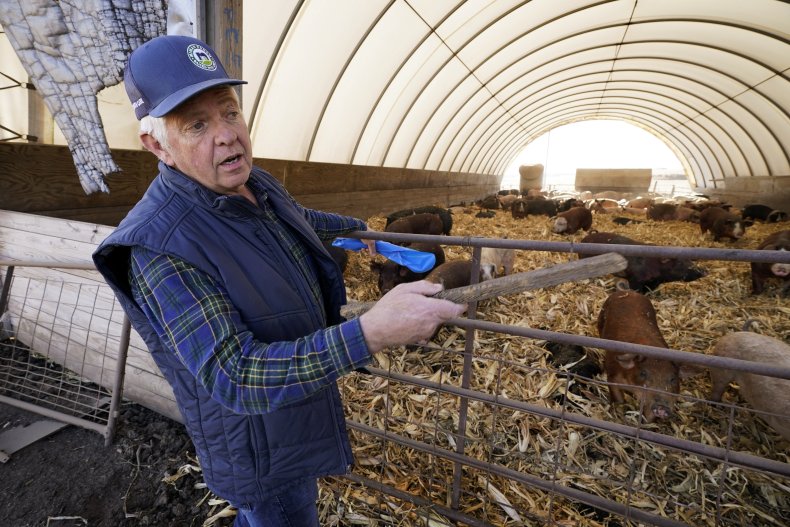 Ron Mardesen, hog farm