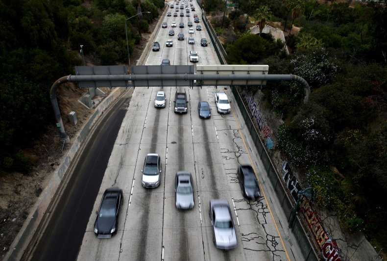 Cars on Freeway