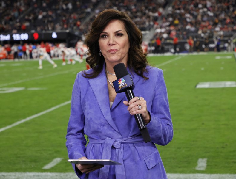 NBC "Sunday Night Football" reporter Michele Tafoya.