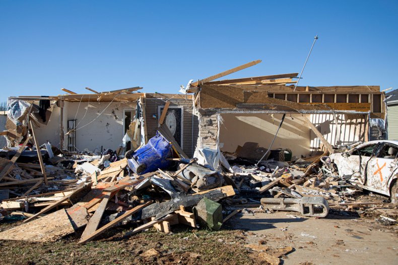 Tornado Damage in Bowling Green Kentucky