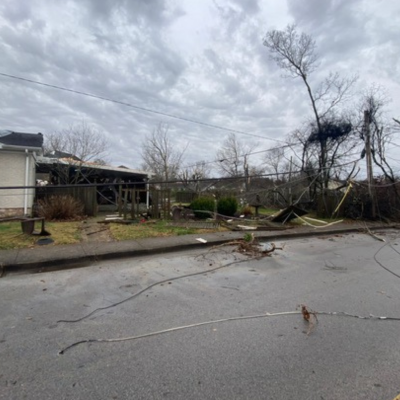 Tornado Damage in Bowling Green Kentucky Tornado Damage in Bowling Green Kentucky