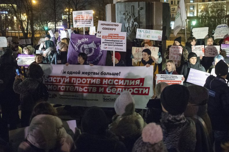 Domestic Violence, Protest, Russia