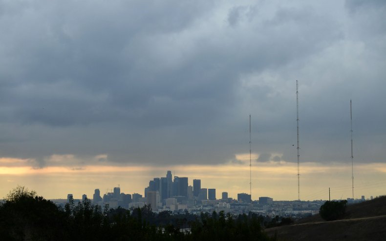 los angeles rain records