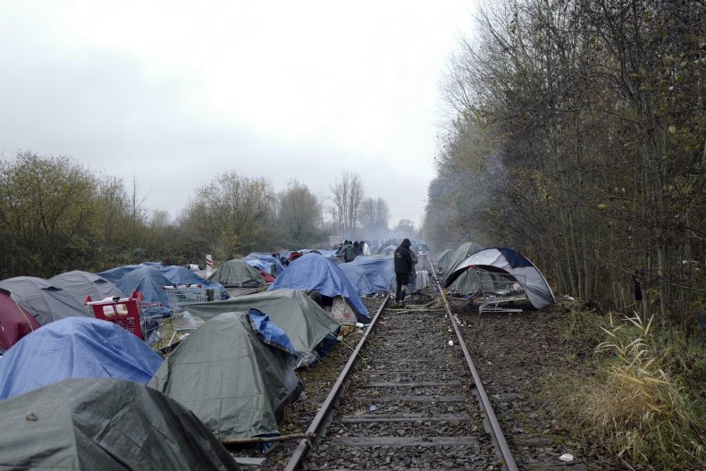 migrants, Calais, France
