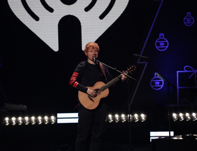 ed sheeran jingle ball