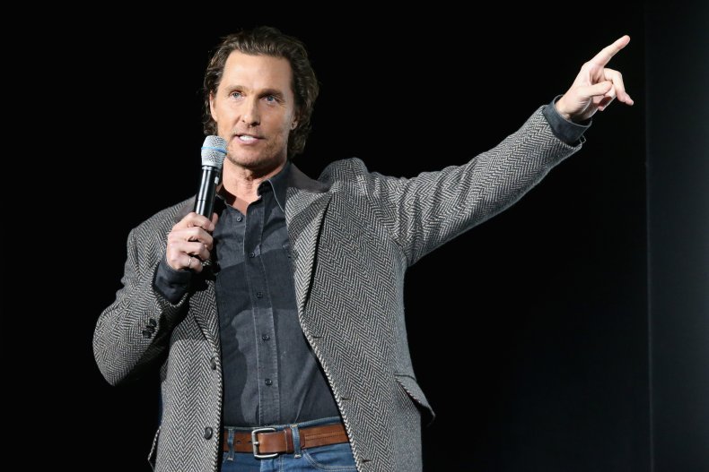 Actor Matthew McConaughey