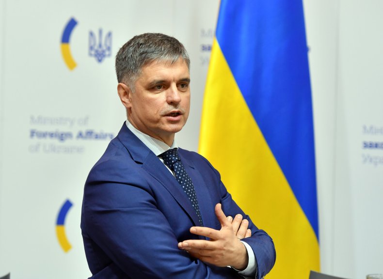 Ambassador Vadym Prystaiko pictured in Kyiv Ukraine