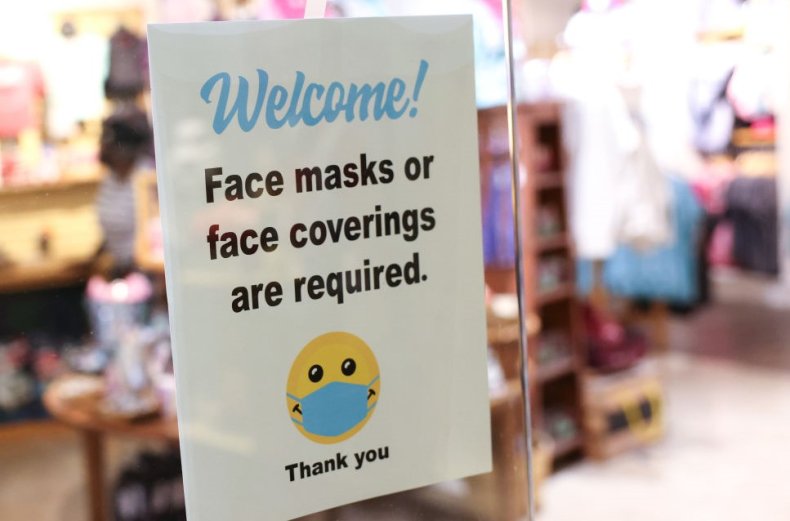 Face mask sign