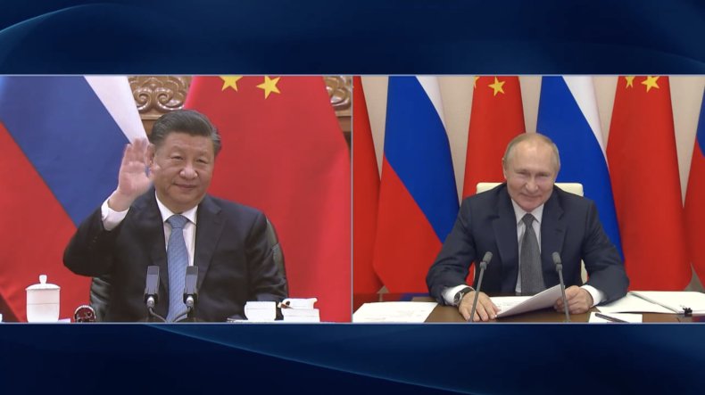 China, Xi, Russia, Putin, virtual, summit