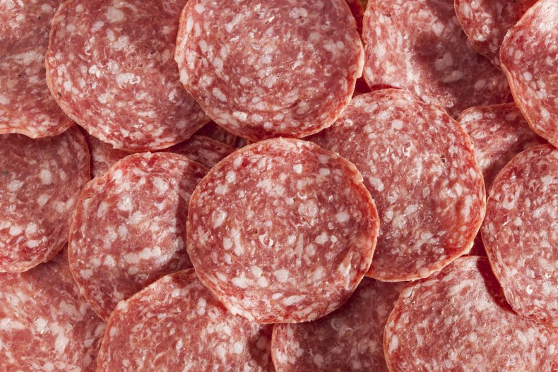 Stock image of pepperoni