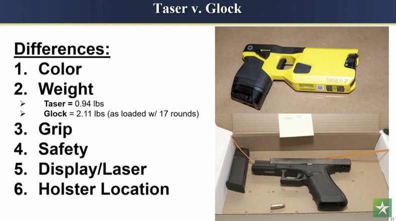Taser vs Gun, Kim Potter Trial