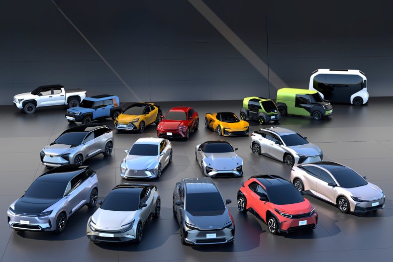 Toyota Lexus Electric Vehicles 2030