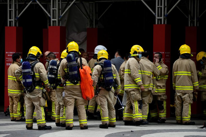 1,200 Evacuated from Hong Kong Mall Fire