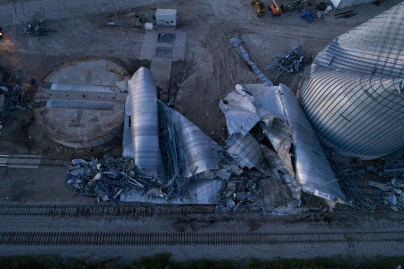 Malcom Iowa storm damage