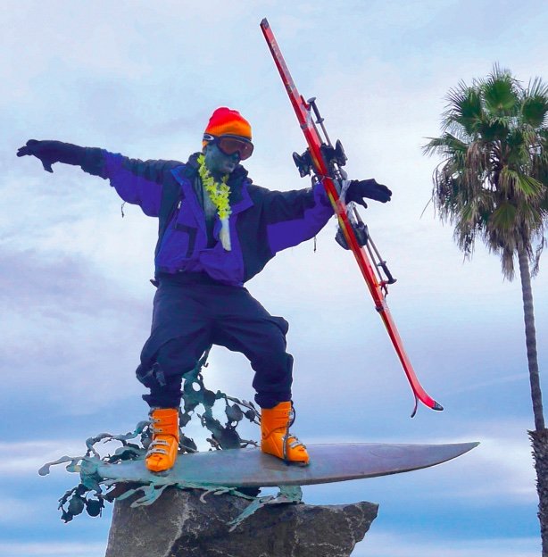 Cardiff Kook photography book skier photo