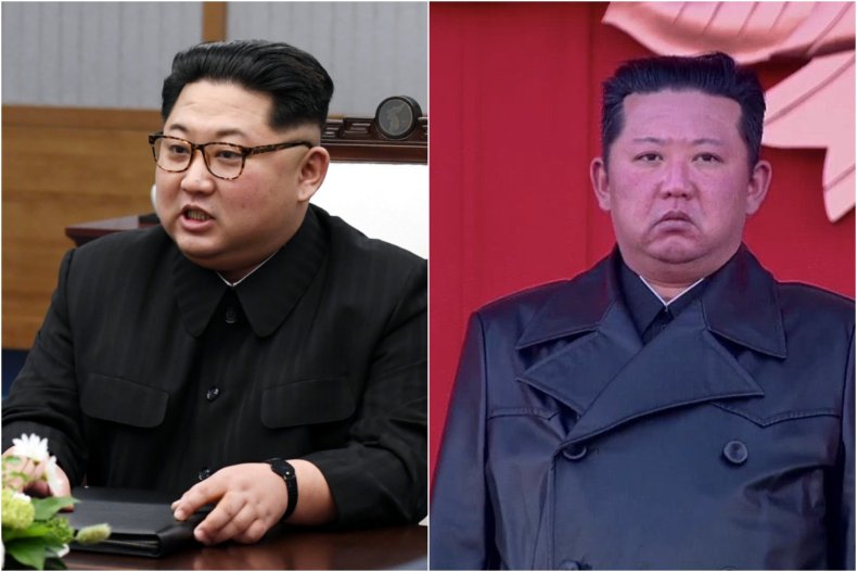 Kim Jong Un now vs then