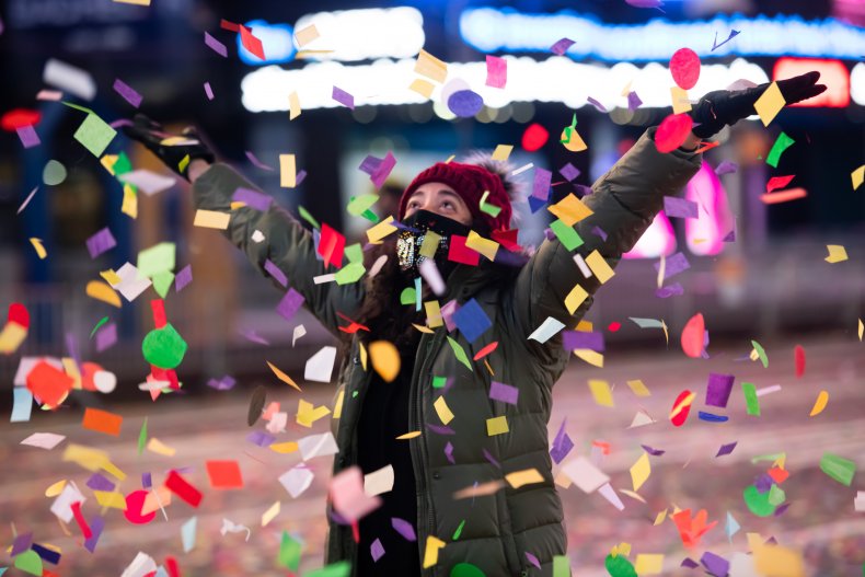 New Year's Eve, Time Square, 2021