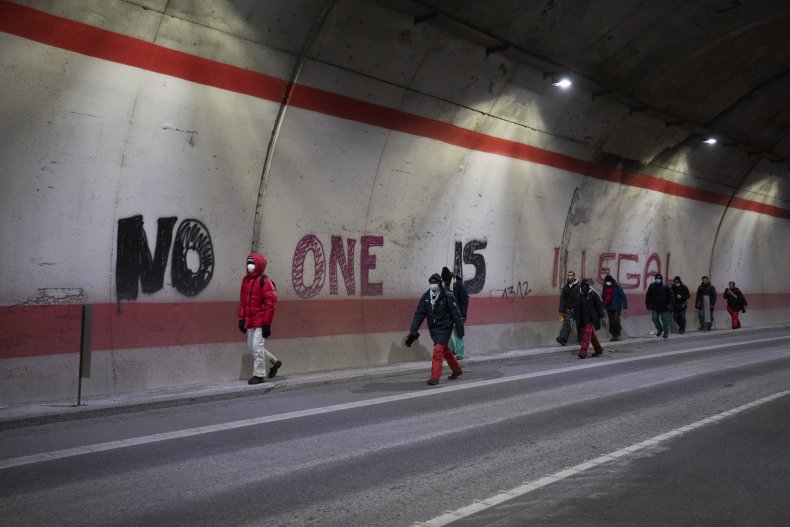 migrants, France, Italy, border