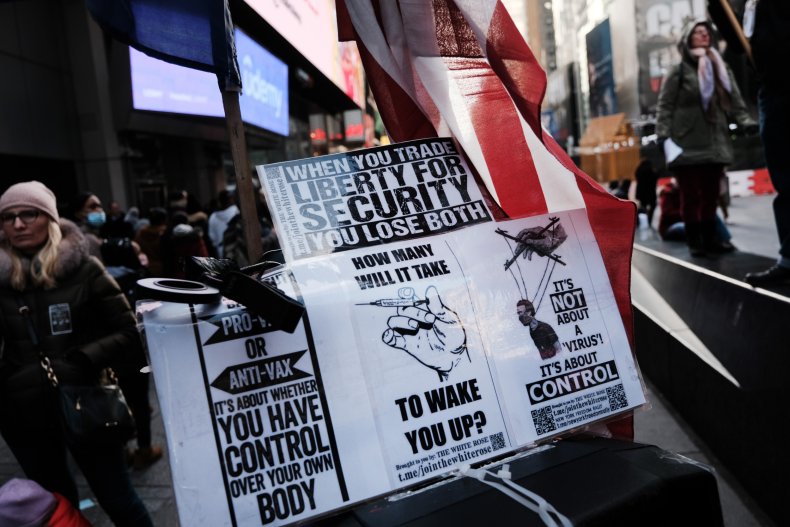 Protesters, COVID-19, Vaccine