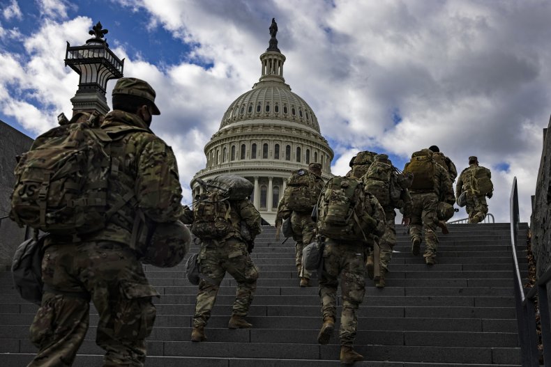 National Guard Troops at the U.S. Capitol