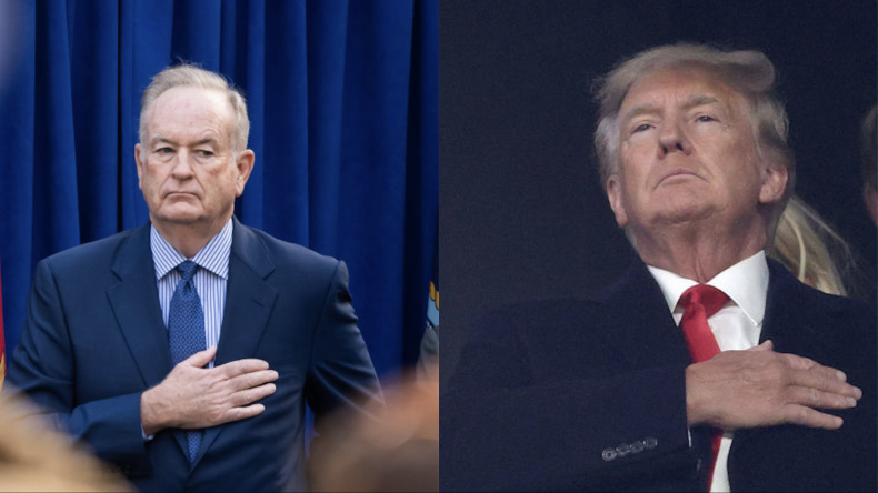 Bill O'Reilly and Donald Trump
