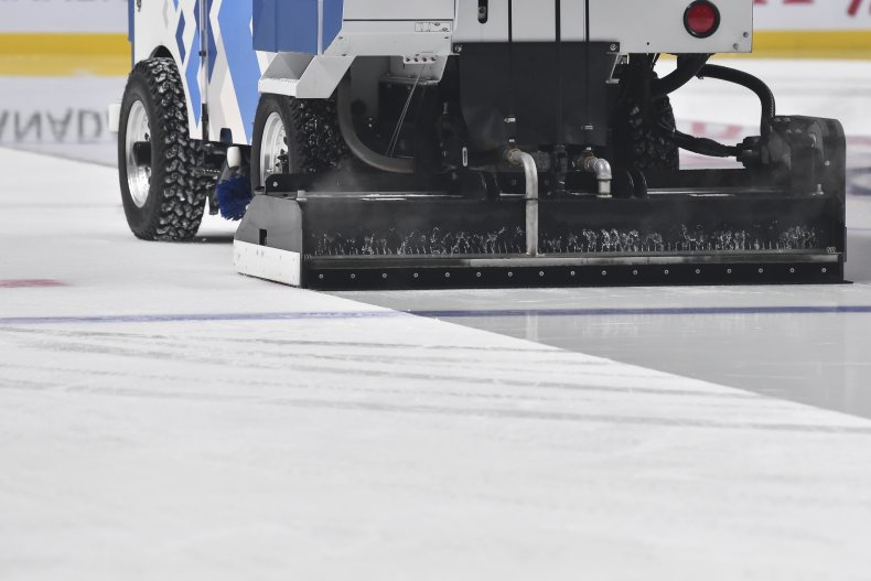 NHL Ice Rink and Zamboni